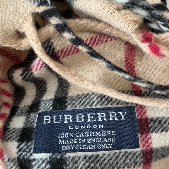 Authentic Burberry Scarf Plaid Nova Check Cashmere | eBay Authentic BURBERRY cashmere scarf